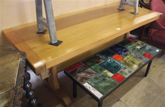 Elm refectory table